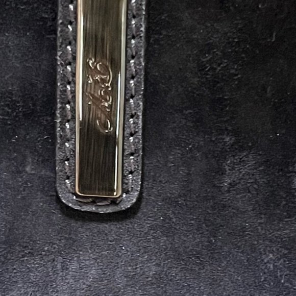 Roger Vivier Metro Shoulder Bag in brown suede - Picture 7 of 8